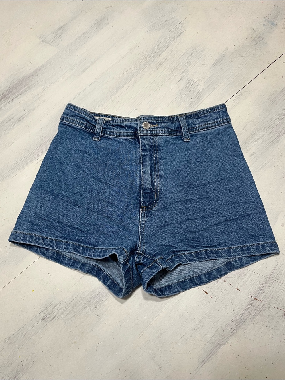 Universal Thread High Rise Denim Sailor Shorts Sz 4